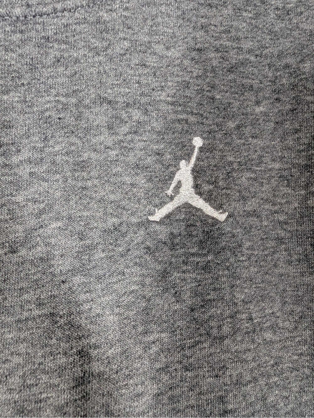 Jordan Boys Medium 10/12 Heather Gray Jumpman Crewneck Sweatshirt Pullover Youth - Picture 2 of 7